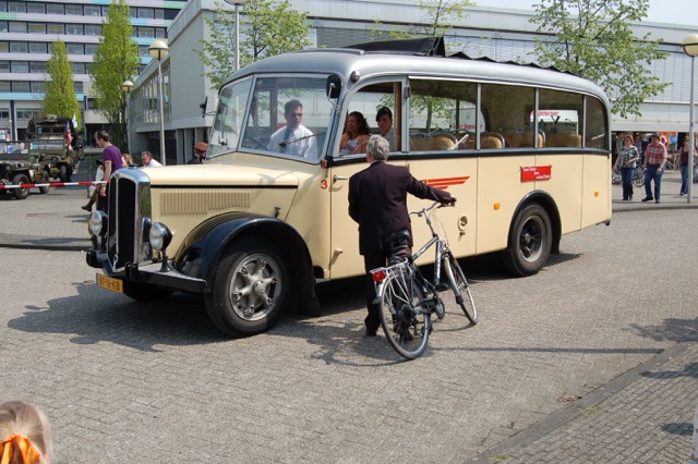 Bevrijdingsbivak op De Dreijen in Wageningen