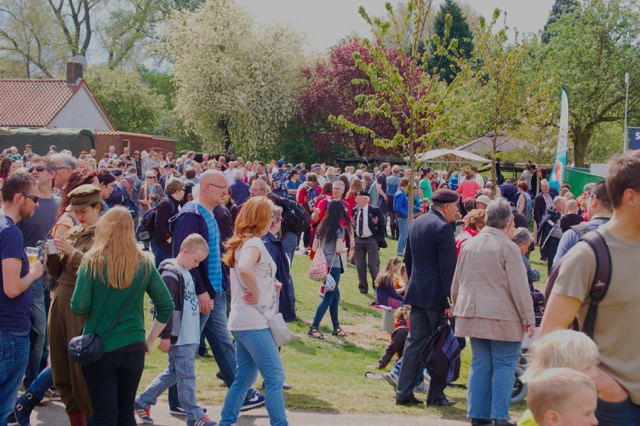 Bevrijdingsbivak op De Dreijen